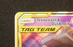 2019 pokemon Trevenant & Dusknoir Tag team GX SM217 Promo Holo - Image 5