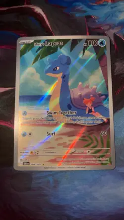 Pokemon TCG Misty’s Lapras 194/182 SV10: Destined Rivals Illustration Rare NM - Image 1