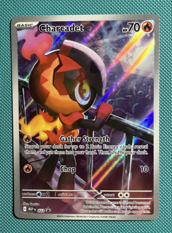 2025 Pokemon TCG Charcadet 22 PFL Full Art Black Star Promo NM Pack Fresh 🐦‍🔥 - Image 1
