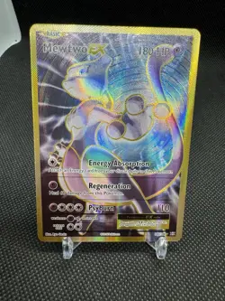 2016 Pokemon XY Evolutions MEWTWO EX Full Art 103/108 Ultra Rare Holo NM - Image 1