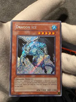 Dragon Ice GLAS-EN084 Gladiator's Assault 1st Edition secret rare YUGIOH - Image 1