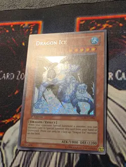 Dragon Ice GLAS-EN084 Gladiator's Assault 1st Edition secret rare YUGIOH - Image 4