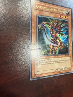 Amazoness Swords Woman YuGiOh MFC-061 Original Print -MP (see crease in photos) - Image 2
