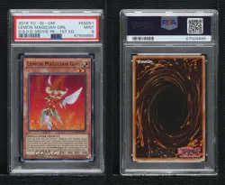 Lemon Magician Girl 1st Ed. YuGiOh The Dark Side of Dimensions Movie Pack PSA 9 - Image 3