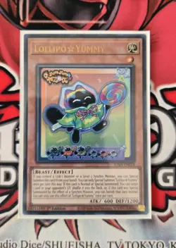 Lollipo Yummy JUSH-EN018 Ultra Rare 1st Edition NM Yugioh - Image 1