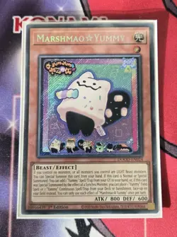 Marshmao Yummy DOOD-EN024 Secret Rare 1st Edition NM Yugioh - Image 1