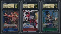 2025 One Piece 3rd Anv 3 Brthrs Winner Sabo Luffy Ace Sequential CGC 10 PRISTINE - Image 1