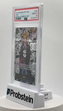 2025 One Piece EN OP13 Manga Alternate Art #120 Sabo PSA 10 GEM MINT - Image 2
