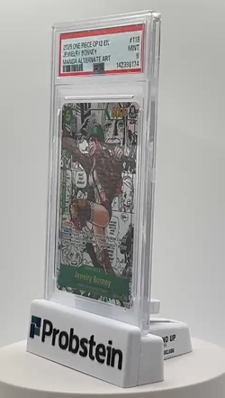 2025 One Piece OP-12 EN Manga Alternate Art #118 Jewelry Bonney PSA 9 MINT - Image 2
