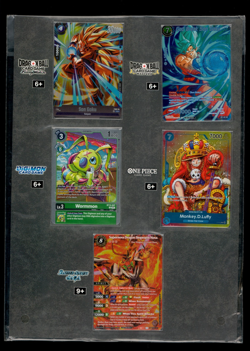 One Piece Dragon Ball Digimon Battle Spirits Saga Promo Sheet P-043 Sealed - Image 1