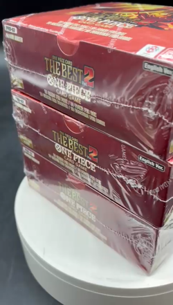 Lot of (3) One Piece EN PRB-02 The Best Vol.2 Booster Boxes Sealed - Image 2