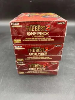 Lot of (3) One Piece EN PRB-02 The Best Vol.2 Booster Boxes Sealed - Image 5