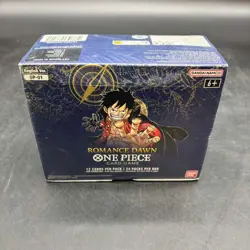 Auction #1 One Piece EN OP-01 Romance Dawn White Bottom Booster Box Sealed - Image 1