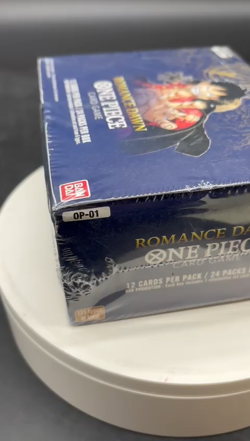 Auction #1 One Piece EN OP-01 Romance Dawn White Bottom Booster Box Sealed - Image 2