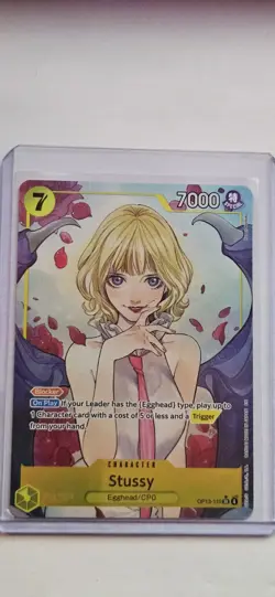 One Piece TCG Stussy (Alternate Art) OP13-110 Carrrying On His Will Holo NM/M - Image 1