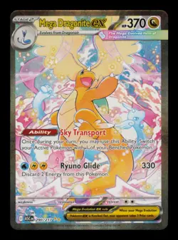 Pokemon Card Mega Dragonite ex 290/217 Ascended Heroes SIR Alt Art FA NM 2026 #1 - Image 1