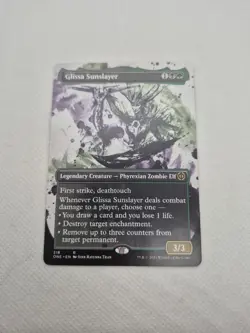 Glissa Sunslayer ~~ Borderless Showcase NM English Phyrexia: All Will B - Image 1