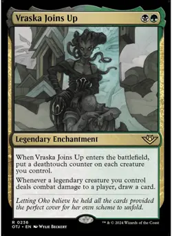 Vraska Joins Up 236 MTG NM - Outlaws of Thunder Junction - Image 1