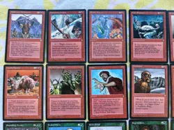 97x MTG 1995 ICE AGE CARDS LOT - NO DUPLICATES - 90s Magic Gathering revised - Image 2