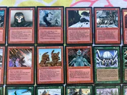 97x MTG 1995 ICE AGE CARDS LOT - NO DUPLICATES - 90s Magic Gathering revised - Image 3