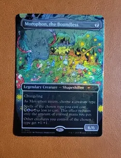 NM THICK STOCK Foil Morophon the Boundless SLD #1944 Everyones Invited Display - Image 1