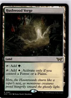 Hushwood Verge Duskmourn: House of Horror Regular NM R 0261 - Image 1