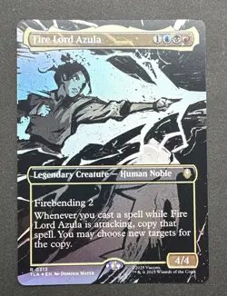 Fire Lord Azula (0313) (Borderless) Avatar: The Last Airbender Foil - Image 1
