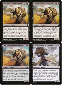 MTG Gray Merchant of Asphodel x4 Mixed Sets NM/LP Playset - Image 1