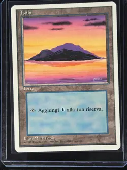 Magic MTG Italian Revised Island Artist Proof Near Mint - Only 50 Exist! - Image 3