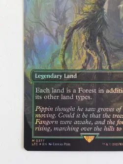 Fangorn Forest - Yavimaya, Cradle of Growth Commander: the Lord of the Ring Foil - Image 3