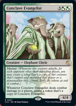 Conclave Evangelist Light Play, English Magic the Gathering MTG Ravnica: Clue Ed - Image 1