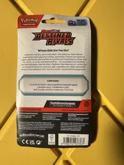 Pokemon TCG Scarlet & Violet Destined Rivals Zarude Checklane Blister - Image 2