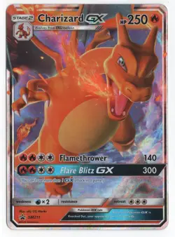 Pokemon TCG Charizard GX SM211 Hidden Fates Promo NM - Image 1