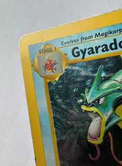 Shadowless Gyarados Holo Rare - 6/102 1999 Vintage Pokemon Base Set Card - MP - Image 5