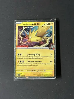 Pokemon Team Rocket's Zapdos (Gamestop Exclusive) 070/182 Sealed Promo - Image 1