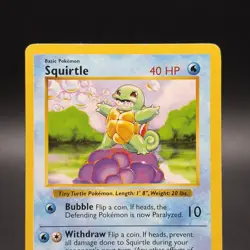Pokemon Squirtle 063/102 Base Set (Shadowless) Regular - Image 2