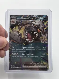 Arven's Mabosstiff EX 139/182 Full Art NM/M Destined Rivals Pokemon Card - Image 1