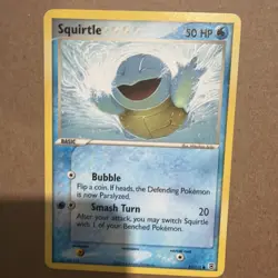 Squirtle 83/112 FireRed & LeafGreen Common Pokemon TCG card 2004 - Image 1