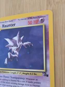 Pokemon Haunter Fossil 6/62 Holo 1999 WOTC TCG Card - LP - Image 3