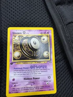 Unown First Edition NEO Pokemon Card Lot Of 4 - Image 3