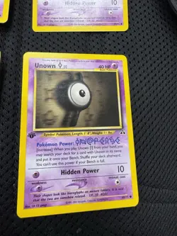 Unown First Edition NEO Pokemon Card Lot Of 4 - Image 4