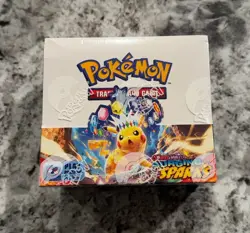 Pokemon TCG Scarlet & Violet Surging Sparks Booster Box Factory Sealed - Image 1