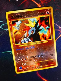 LP JAPANESE Pokemon ENTEI Card PREMIUM FILE 2 Set#244 Neo REVERSE HOLO Swirl#3 - Image 1