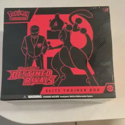 Pokemon TCG Scarlet & Violet Destined Rivals Elite Trainer Box Mewtwo Giovanni - Image 1