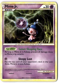 Mime Jr. 47/95 Non-Holo 2011 Pokemon TCG - Image 1
