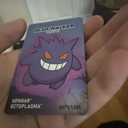 Pokemon Center x Bear Walker Gengar Skateboard Card: 0071/1250 - Image 3