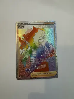 Pokemon Piers TCG 78/73 Champions Path Trainer Rainbow Holo Card - Image 1