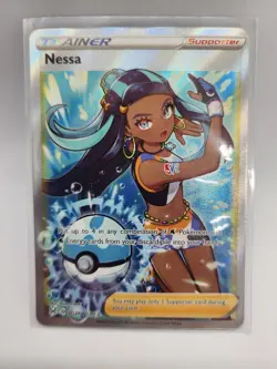 Pokemon TCG Nessa TG27/TG30 Lost Origin Trainer Gallery Full Art Ultra Rare Holo - Image 1