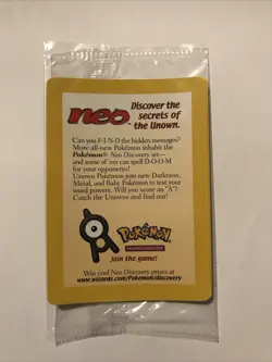 Entei Black Star Promo #34 Movie Promo Pokemon Card Sealed Reverse Holofoil - Image 1