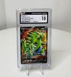 Pokemon 2021 Tyranitar V 154/163 CGC 10 Gem Mint Battle Styles Ultra Rare Holo - Image 1